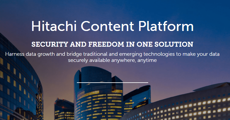 hitachi content platform
